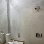 south bathroom in progress